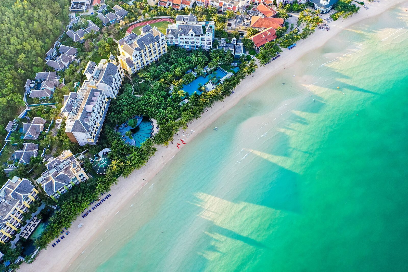 JW Marriott Phu Quoc on the sand at Bai Khem, the sheltered cove in the south of the island