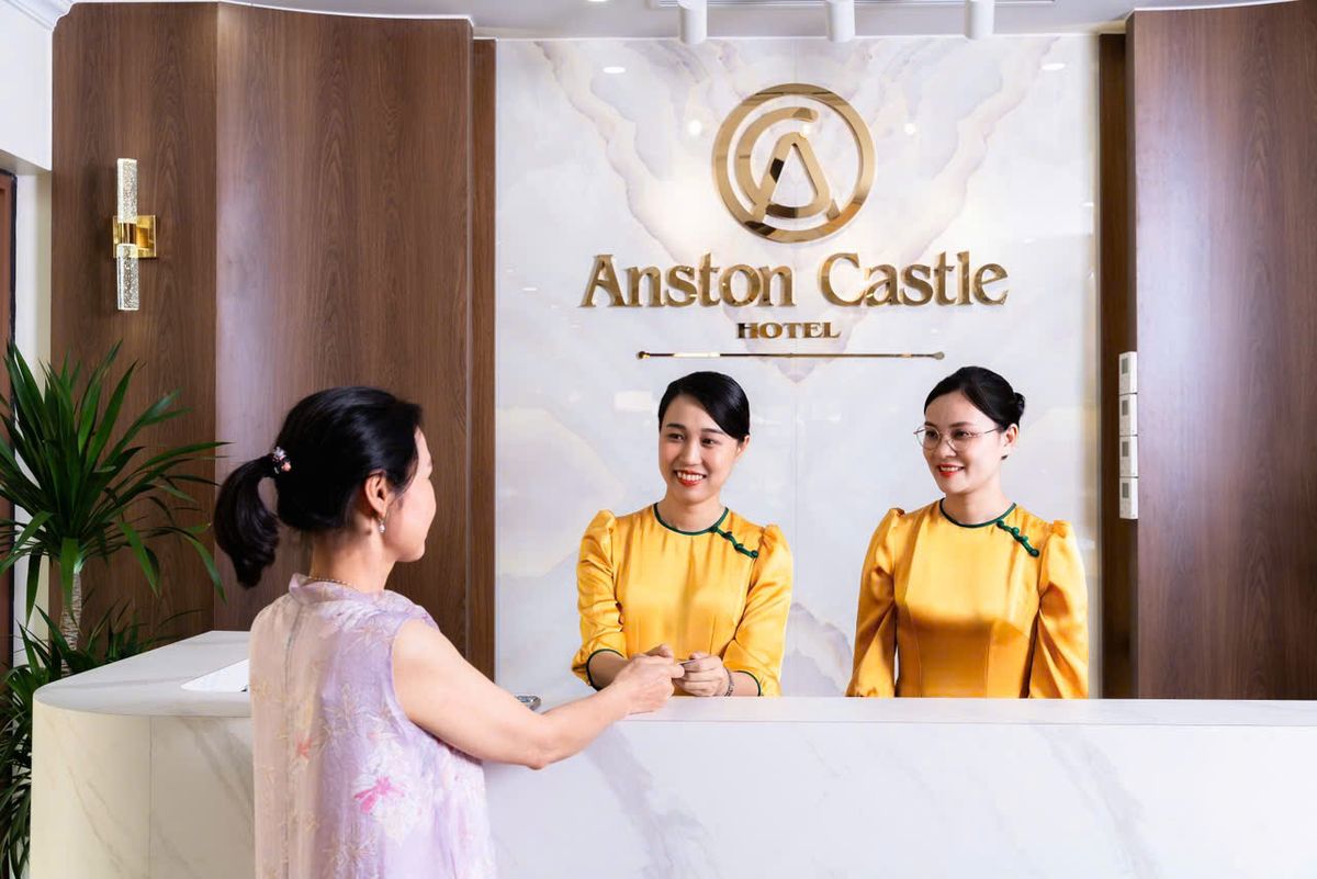 Anston Castle Hotel room interior in An Thoi