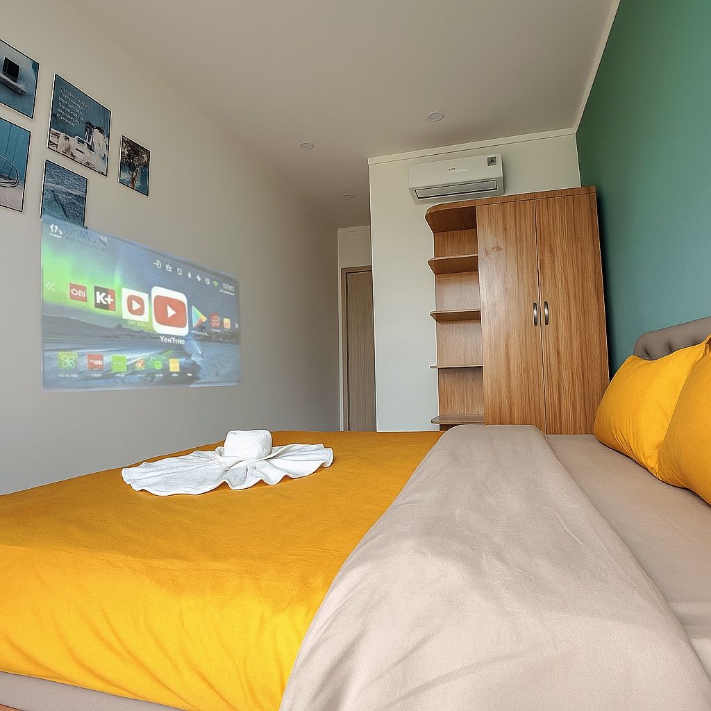 Ju-Jo Homestay room interior in Ganh Dau
